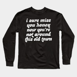 Phil Lynott // Old Town Long Sleeve T-Shirt